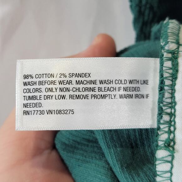 Cat & Jack Girls Wide Leg Corduroy Overalls, Jade Charm, Size Youth M, NWT - Picture 6 of 7